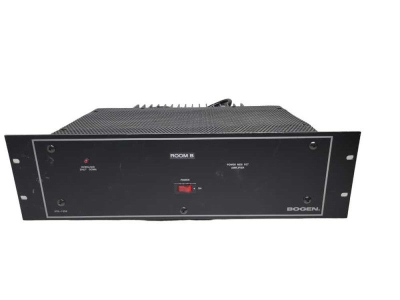 Vintage Bogen Commercial Power MOS FET Amplifier Black MODEL HTA-125A %