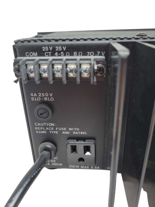 Vintage Bogen Commercial Power MOS FET Amplifier Black MODEL HTA-125A %