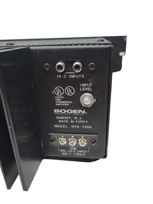 Vintage Bogen Commercial Power MOS FET Amplifier Black MODEL HTA-125A %