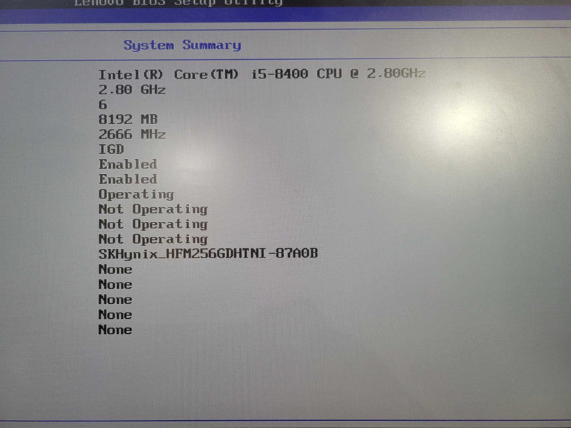 Lenovo ThinkCentre M720s SFF | i5-8400 @ 2.80GHz 8GB DDR4 256GB NVMe !
