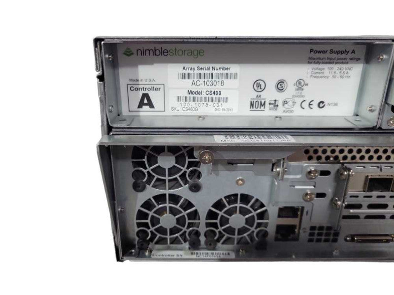 Nimble Storage CS400,ES1 3U Array | 2x SAS Controllers | 16x 3.5\\" Bays | !