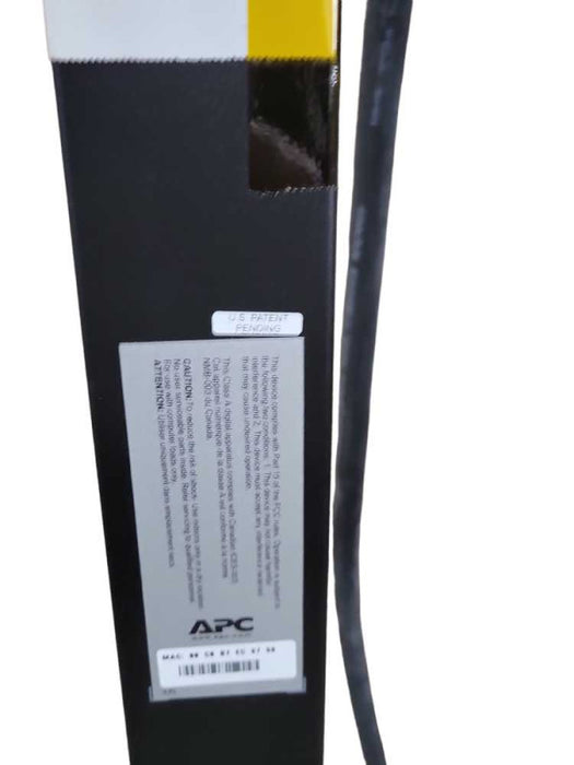 APC AP8865 Metered 3 PH 30A 208V 36x C13 6x C19 2x 5-20 ZeroU Rack P _