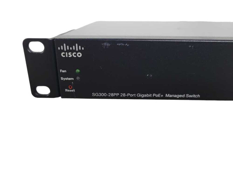 Cisco SG300-28PP 24-Port Gigabit PoE+ Managed Network Switch !