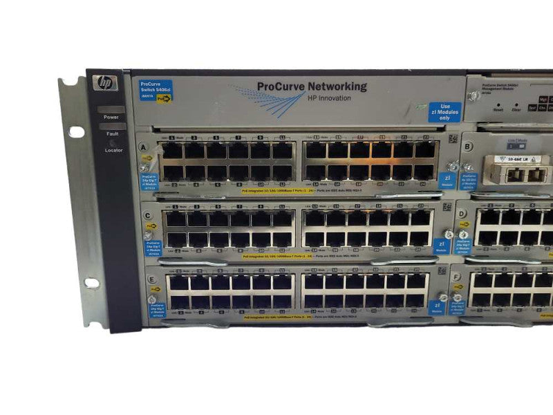 HP ProCurve 5406ZL Switch J8697A w/ 5x J8702A, 1x J8707A $