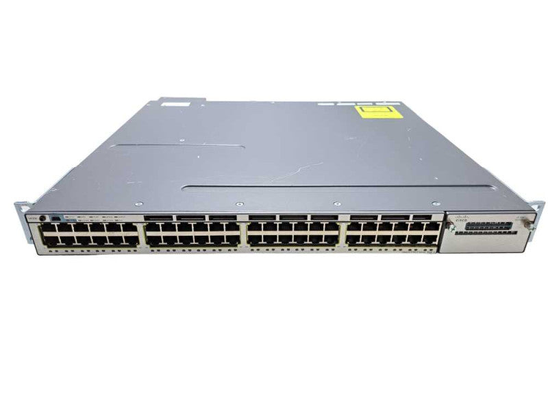 Cisco WS-C3750X-48P-S | 48 Port Gigabit PoE+ Ethernet Switch | 1100W PSU Q)