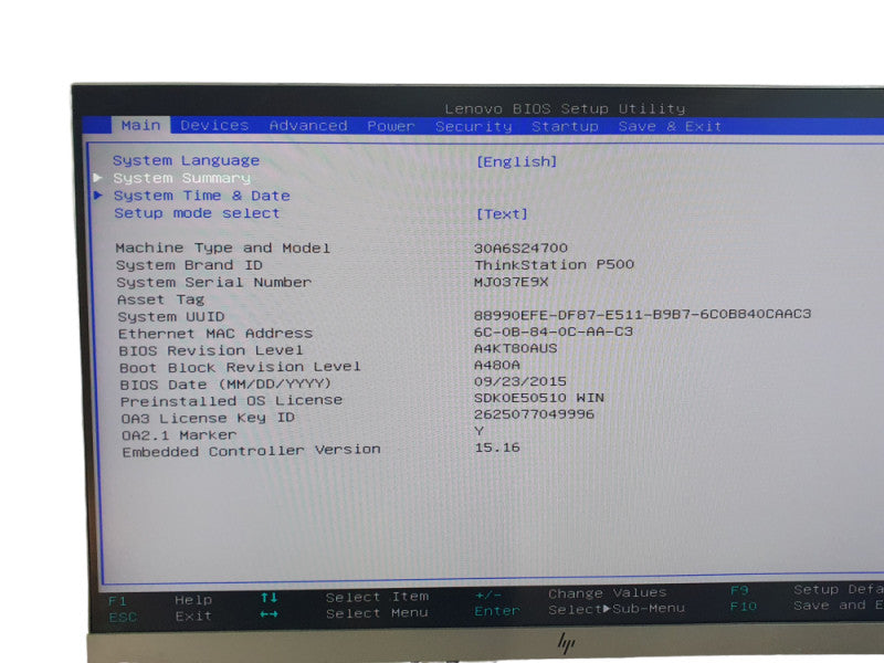 Lenovo ThinkCentre P500 Xeon E5-1603 v3 @2.80GHz 32GB RAM Quadro K1200 4GB  -