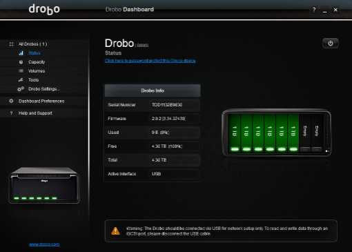 Drobo B800i | 8-Bay 2x iSCSI USB Type B NAS/DAS | 6x 1TB HDD\\'s )