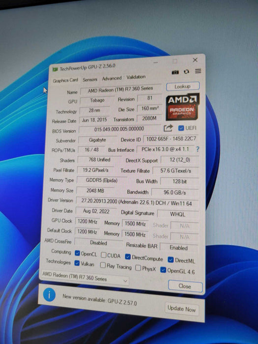 Gigabyte AMD Radeon R7 360 - 2GB | PCI-E  %