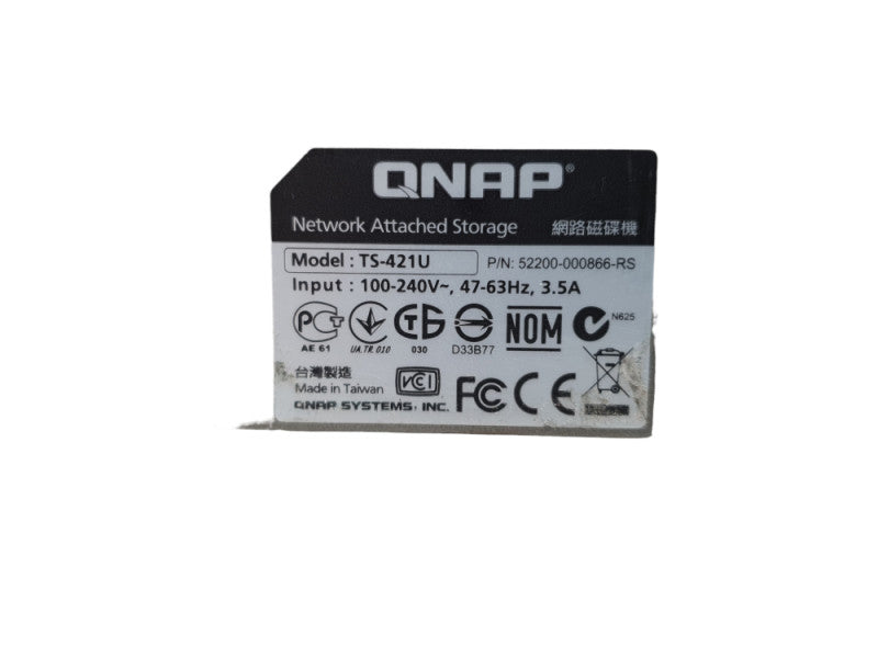 QNAP TS-421U NAS with 1x 3TB HDD  -