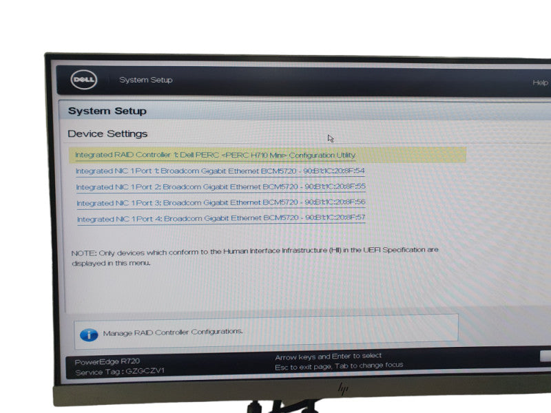 DELL PowerEdge R720 E5-2543 0 @3.30GHz 192GB RAM H710 mini RAID  -