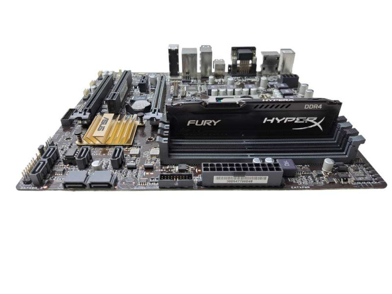 Asus Q170M-C Motherboard + Intel Core i7-6700 @ 3.40GHz HyperX 8GB DDR4  )