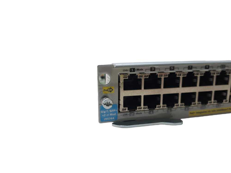 HP J9536A 20-Port GIG-T PoE+ 2-Port SFP+ V2 ZL Expansion Module Q)