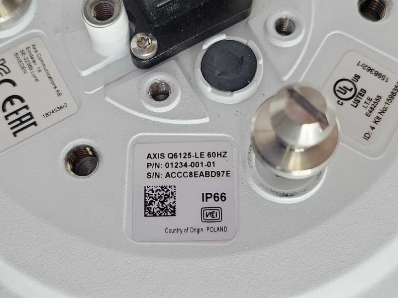 Axis Q6125-LE 1080p Outdoor PTZ Network Dome Camera _