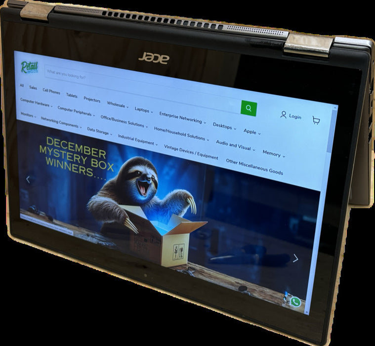 Acer Spin SP513-52N Touch Screen Intel Core i5-8250U@1.6GHz 8GB RAM 256GB SSD