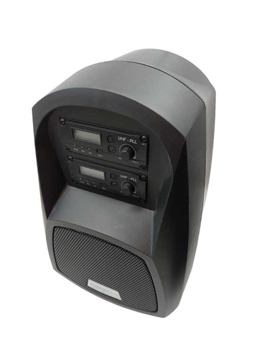 Pair of Simeon 500WU Portable UHF FM Soundfeild System Speakers  =
