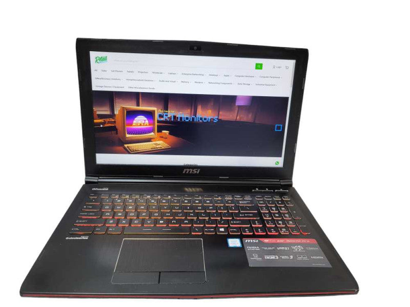 MSI GE62 Apache Pro | i7-6700HQ| 16GB DDR4| GTX 970M| 480GB SSD| FOR PARTS/ Î²