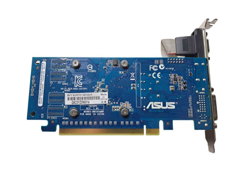 ASUS NVIDIA GeForce 210 (EN210) 1GB DDR3 PCIe Silent Video Card )