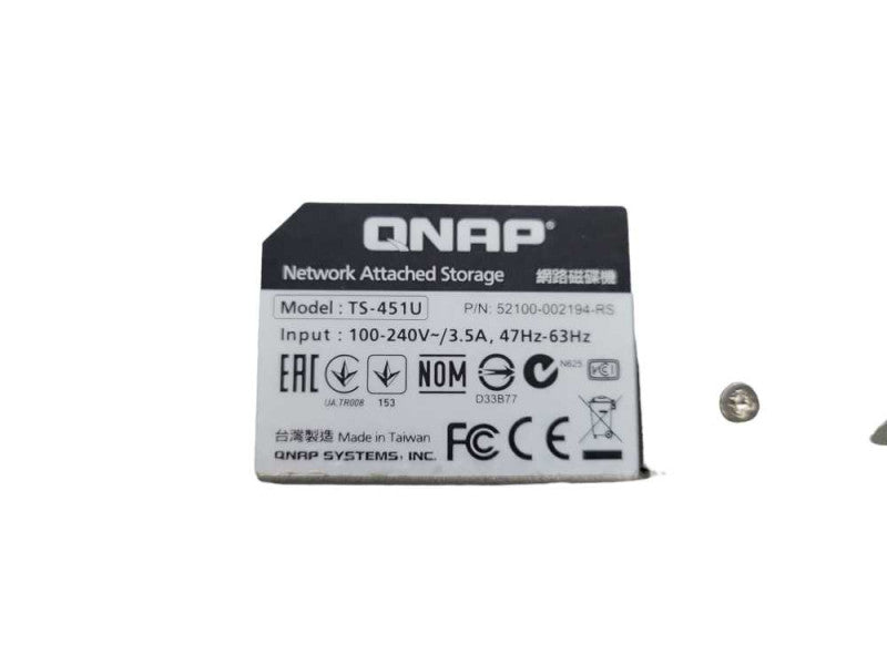 QNAP NAS Storage TS-451U 4x 3.5\\" Bays NAS Server - No HDD/Tray, READ !