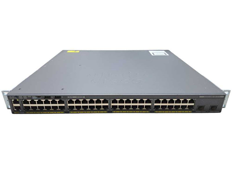 Cisco WS-C2960XR-48TD-I | 48-Port Gigabit Network Switch | 2x 10G SFP+ Uplink Q)