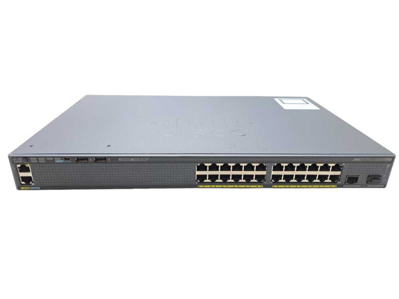 Cisco WS-C2960X-24TD-L | 24-Port Gigabit Network Switch | 2x 10G SFP+ )