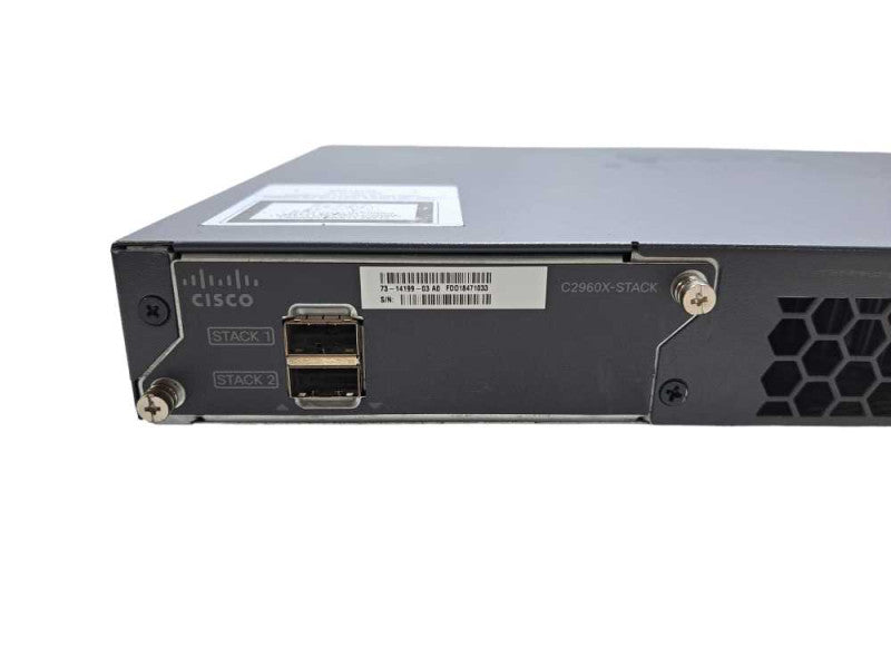 Cisco WS-C2960X-24TD-L | 24-Port Gigabit Network Switch | 2x 10G SFP+ )