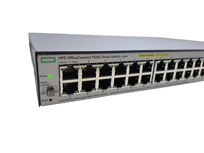 HPE OfficeConnect 1920s JL385A | 24 Port Gigabit PoE+ Network Switch )