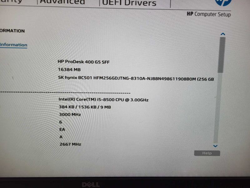 HP ProDesk 400 G5 SFF Desktop | i5-8500 @ 3.00GHz 16GB DDR4 256GB NVMe $