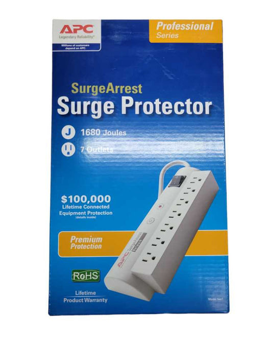 APC SUREARREST SURE PROTECTOR 7 POWER OUTLETS MODEL NET7 Q%