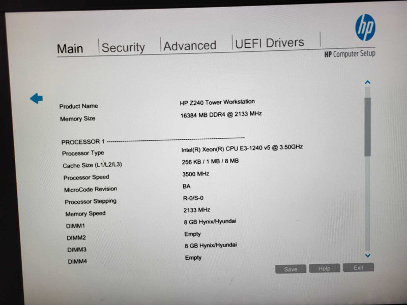 HP Z240 WorkStation | Xeon E3-1240 v5 @ 3.5GHz 16GB DDR4 512GB SSD K1200 GPU $