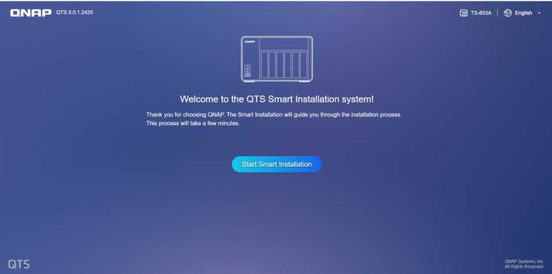 QNAP TS-653A | 1.6GHz Quad-Core 4GB DDR3 | 6x Bay NAS System )