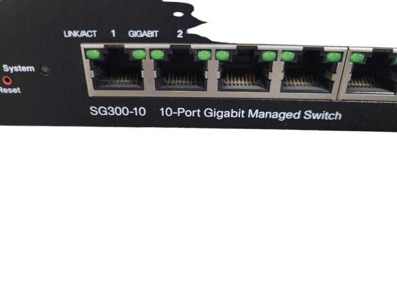 Cisco SG300-10 | 10-Port Gigabit Managed Switch | 2x miniGBIC !