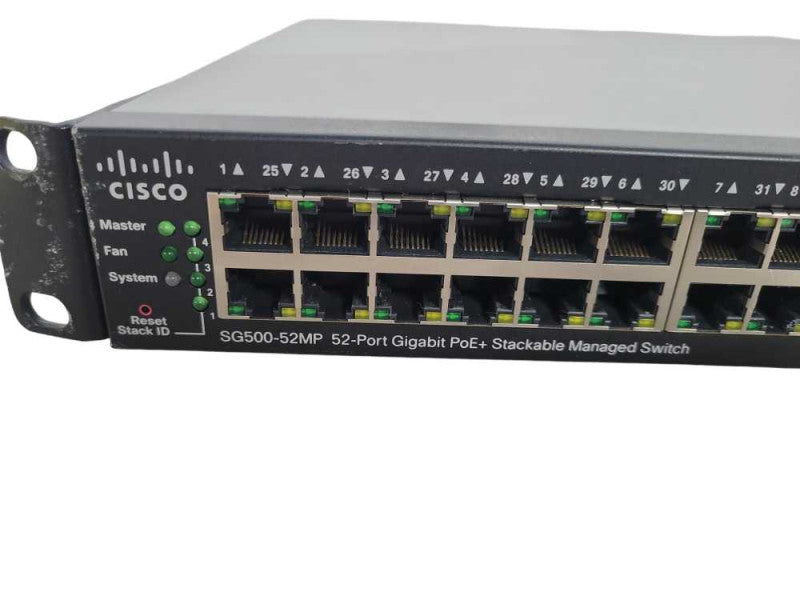 Cisco SG500-52MP | 52-Port Gigabit PoE+ Stackable Managed Switch !