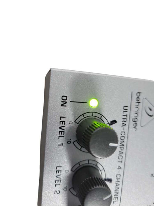 Behringer Micro AMP HA400 Ultra Compact 4-Channel Stereo Headphone Amplifier !