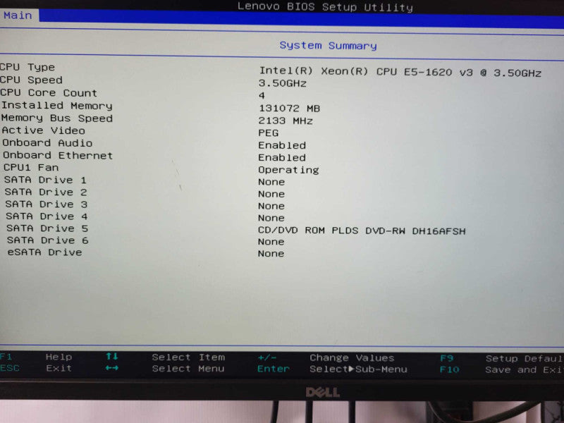 Lenovo ThinkCentre P500 Xeon E5-1620 v3 @3.5GHz 128GB RAM Quadro K420  $