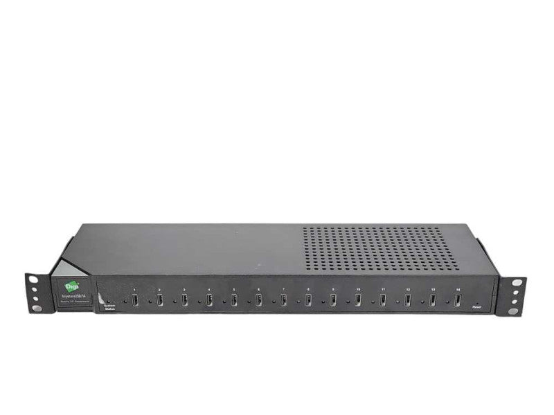 Digi Anywhere AW-USB-14 Hub 14 Port USB w/ Ethernet RJ45, READ _