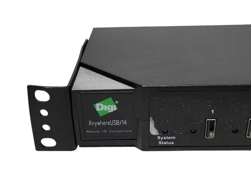 Digi Anywhere AW-USB-14 Hub 14 Port USB w/ Ethernet RJ45, READ _