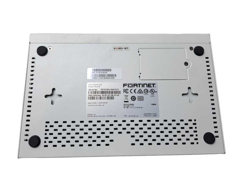 Fortinet FortiGate 51E | Firewall Security Appliance | Factory Reset | FG-51E )