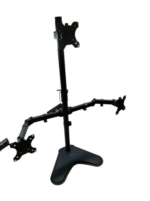 V.I.V. Tri ( 3 ) Monitor Holder Metal Stand Mount â