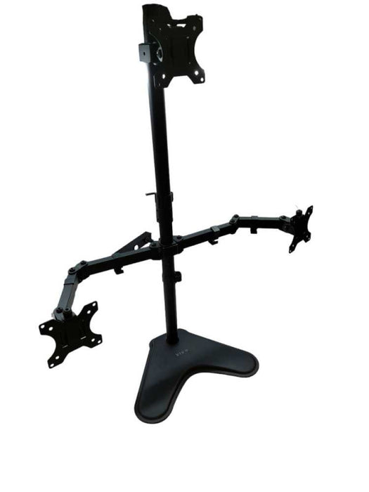 V.I.V. Tri ( 3 ) Monitor Holder Metal Stand Mount â