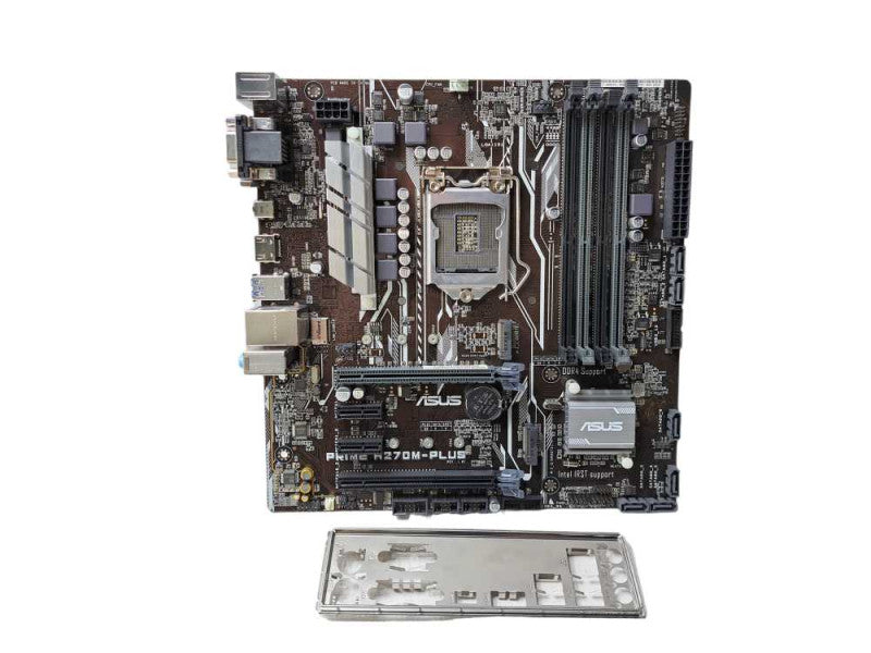 ASUS PRIME H270-PLUS Motherboard ATX Intel H270 LGA1151 + I/O Shield | Tested )
