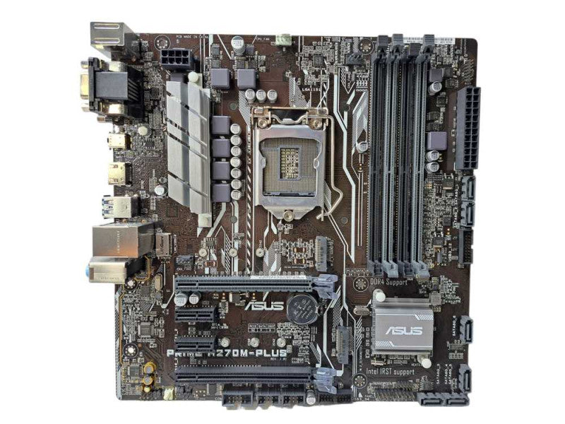 ASUS PRIME H270-PLUS Motherboard ATX Intel H270 LGA1151 + I/O Shield | Tested )