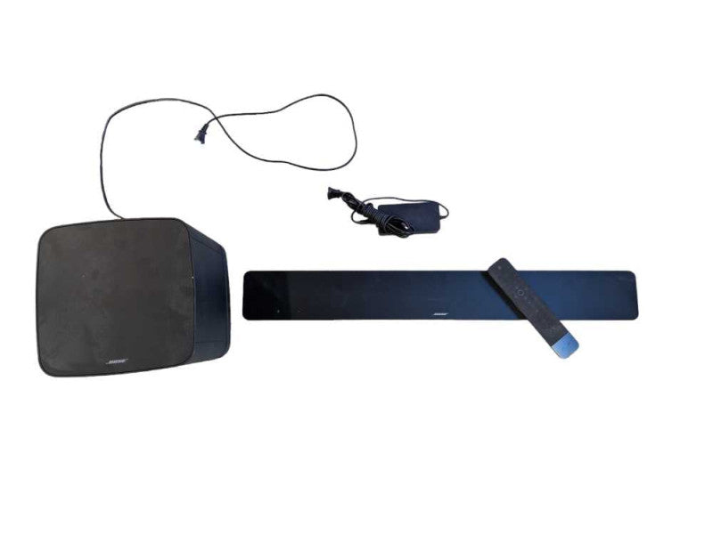 Bose SoundBard 500 & Bass Module 500 with remote control plz READ  -