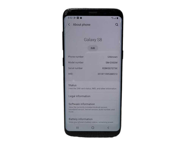 Samsung Galaxy S8 64GB (SM-G950W) - READ $
