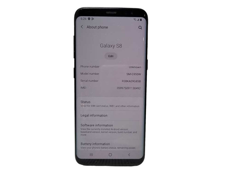 Samsung Galaxy S8 64GB (SM-G950W) - READ $