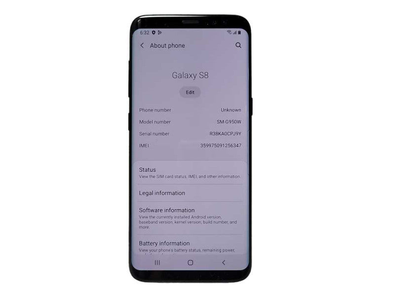 Samsung Galaxy S8 64GB (SM-G950W) - READ $