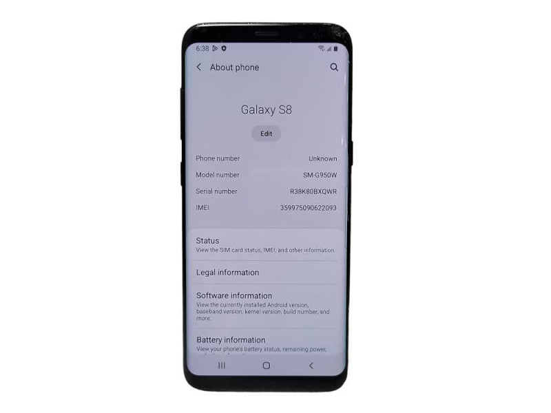 Samsung Galaxy S8 64GB (SM-G950W) - READ $