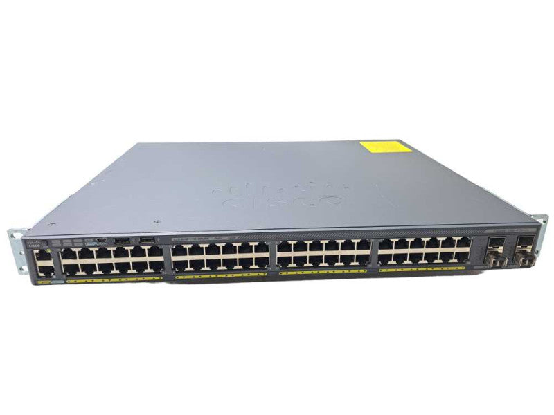 Cisco WS-C2960X-48FPS-L V07 | 48 Port Gigabit PoE+ 740W Switch | 4x SFP )