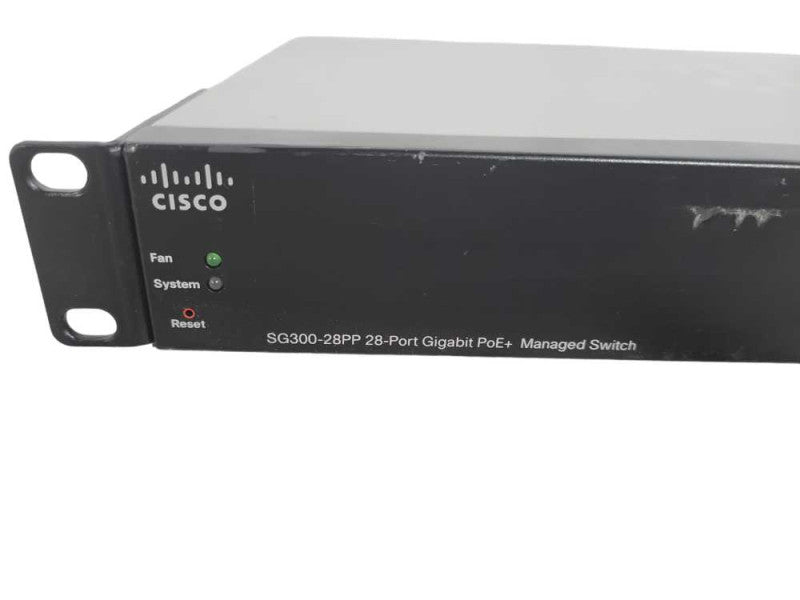 Cisco SG300-28PP 24-Port Gigabit PoE+ Managed Network Switch !