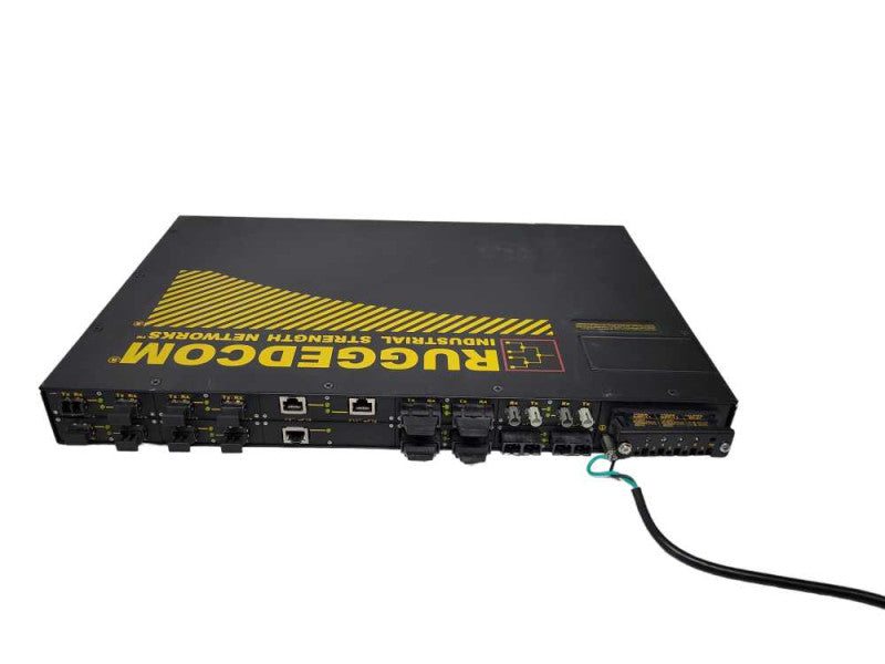 Siemens RuggedCom RSG2100-R-RM-HI Modular Fiber Optic Network Switch %