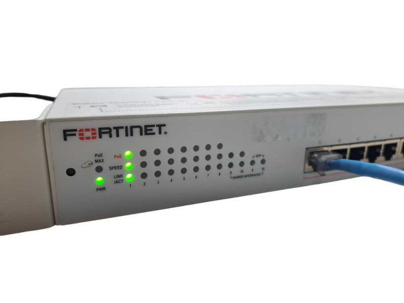 Fortinet FortiSwitch 108D-POE | 8-Port Gigabit PoE 75W Switch | 2x Combo SFP )